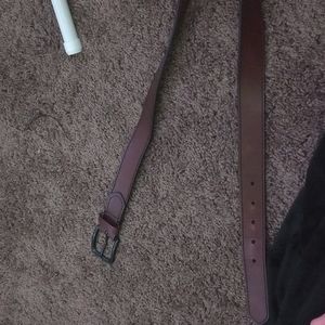 Leather belt